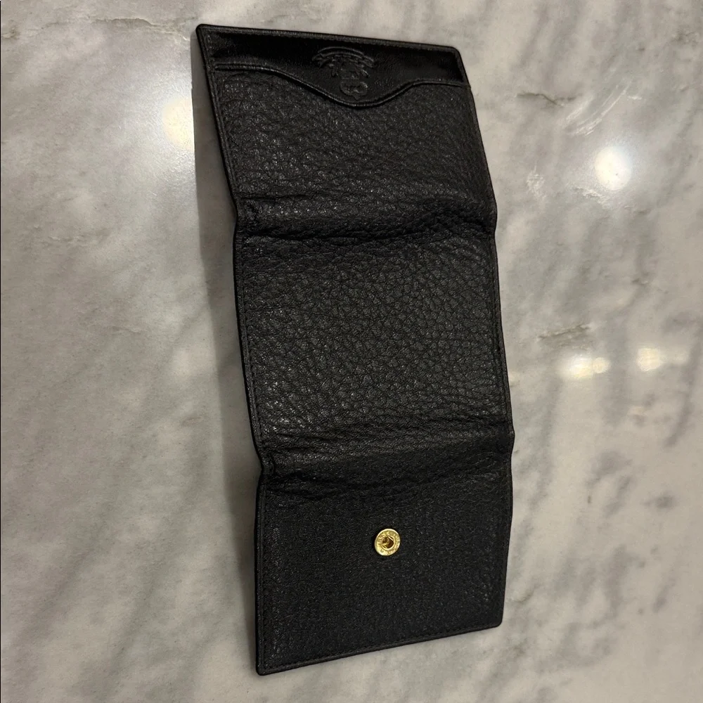 Courtenay Black Leather Keychain & Wallet